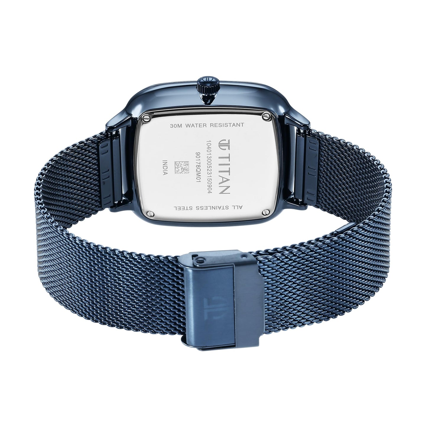 Titan Avant Garde Quartz Multifunction Midnight Blue Dial Metallic Blue- image 2