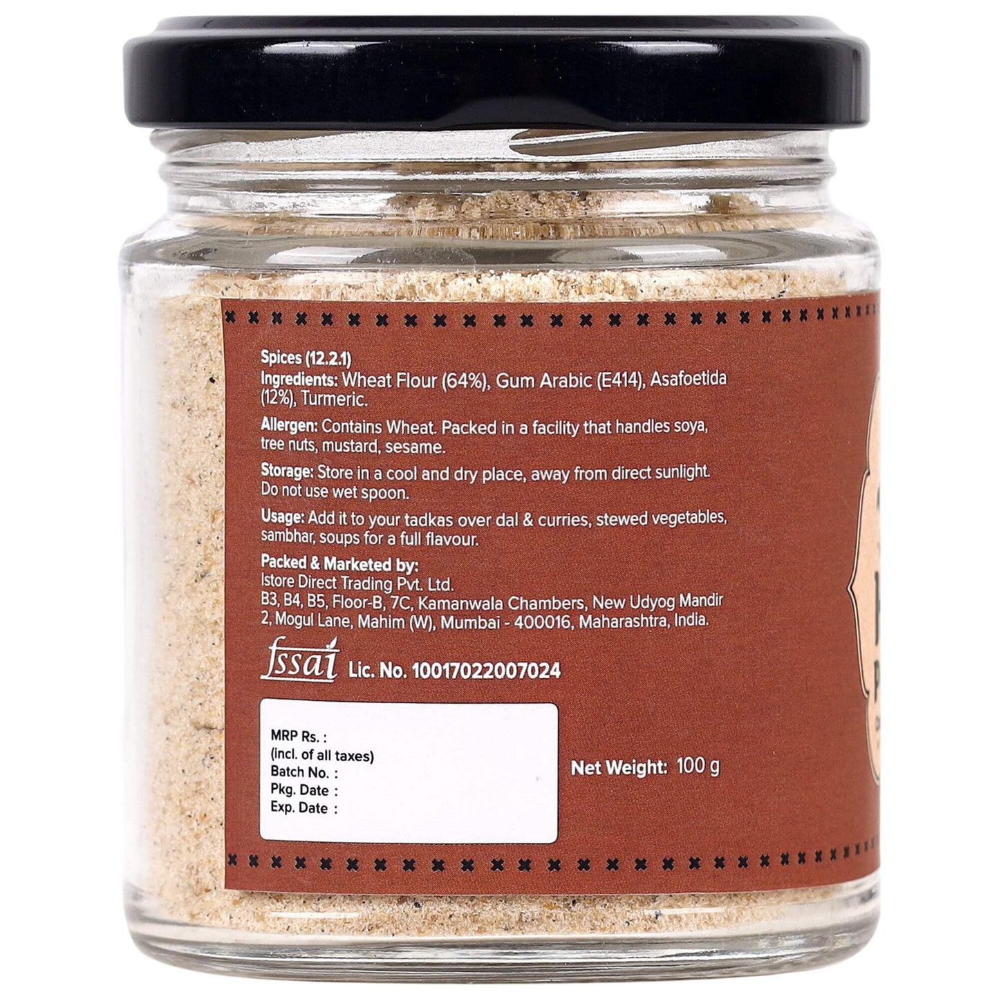 Urban Platter Premium Hing Powder, 100g (Compounded Asafoetida Powder | Tempering Essential | Natural Digestive Aid | Perfect for Daily Cooking)