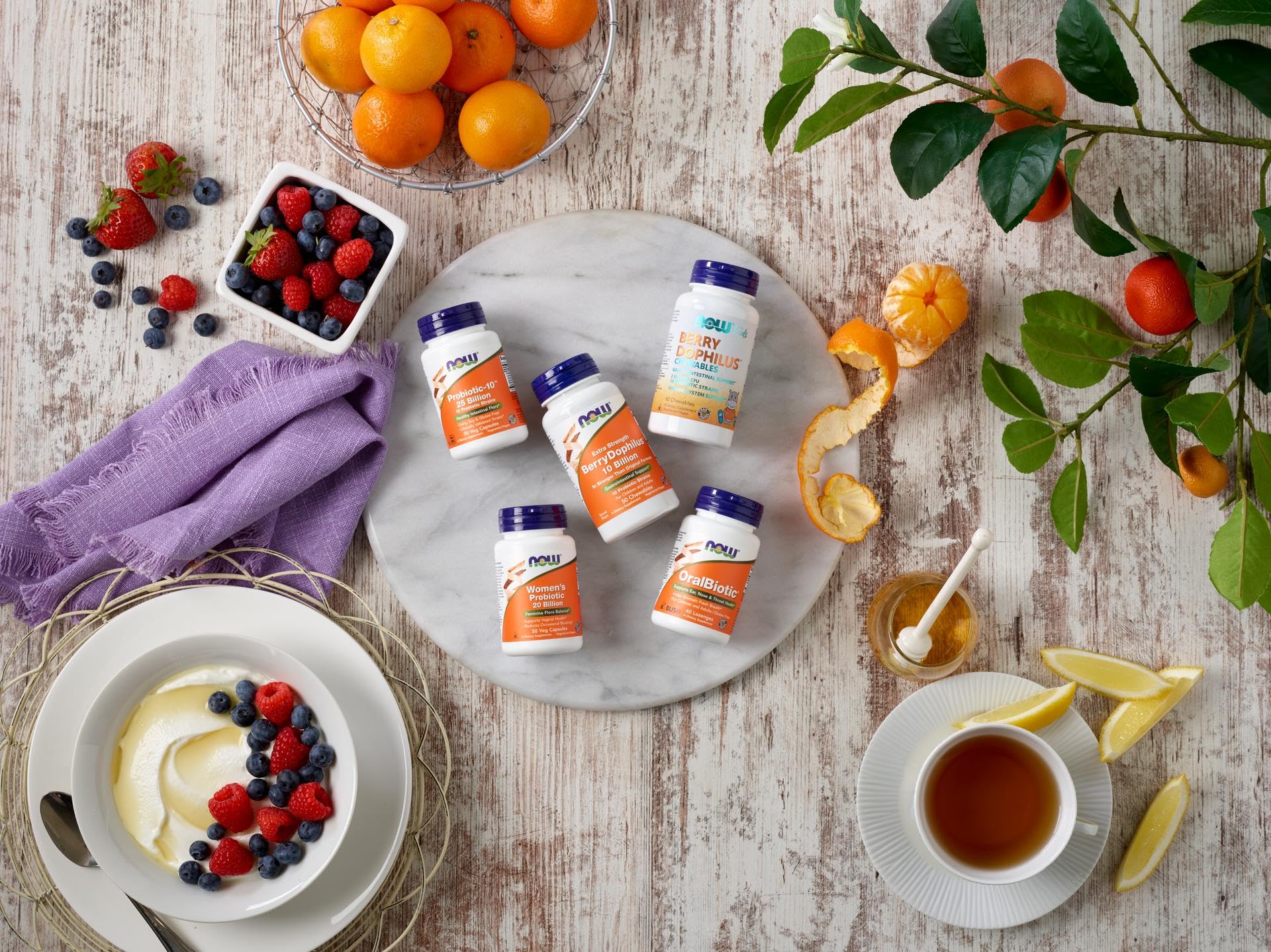 NOW Foods BerryDophilus 60 Chewables- image 3