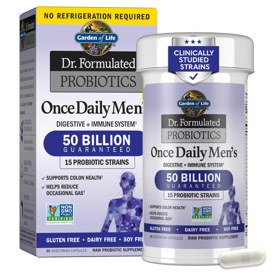 Garden of Life Probiotic Supplement for Men - Dr. Formulated Once Daily Mens for