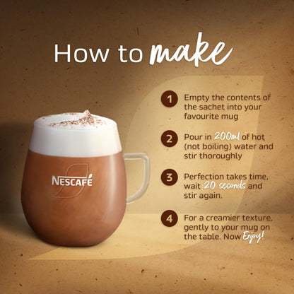 Nescafe Cafe Menu Latte Vanilla, 185g (Pack of 8)
