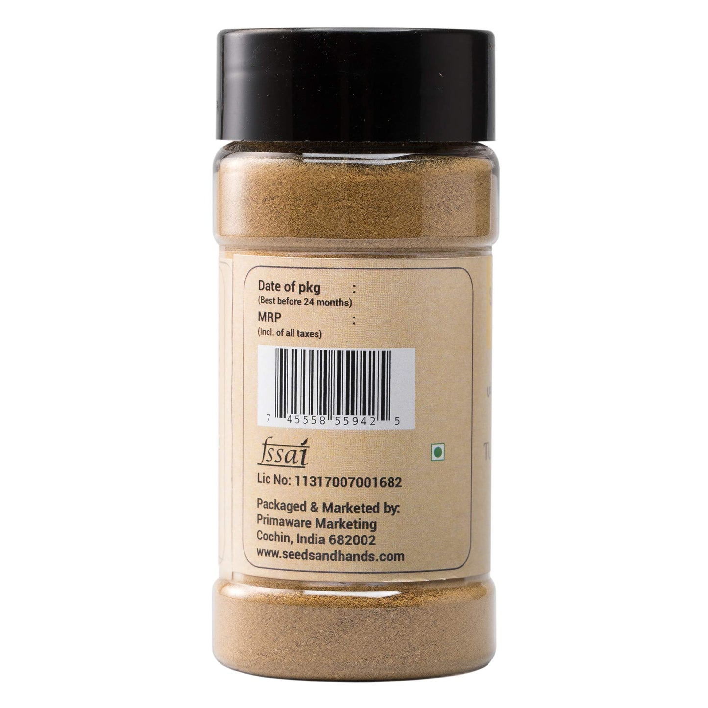 Seeds and Hands Wayanad Rare White Wild Turmeric/Kasturi Manjal/Jangli Haldi Powder for Skin Care [100% Pure and Natural] (50g)