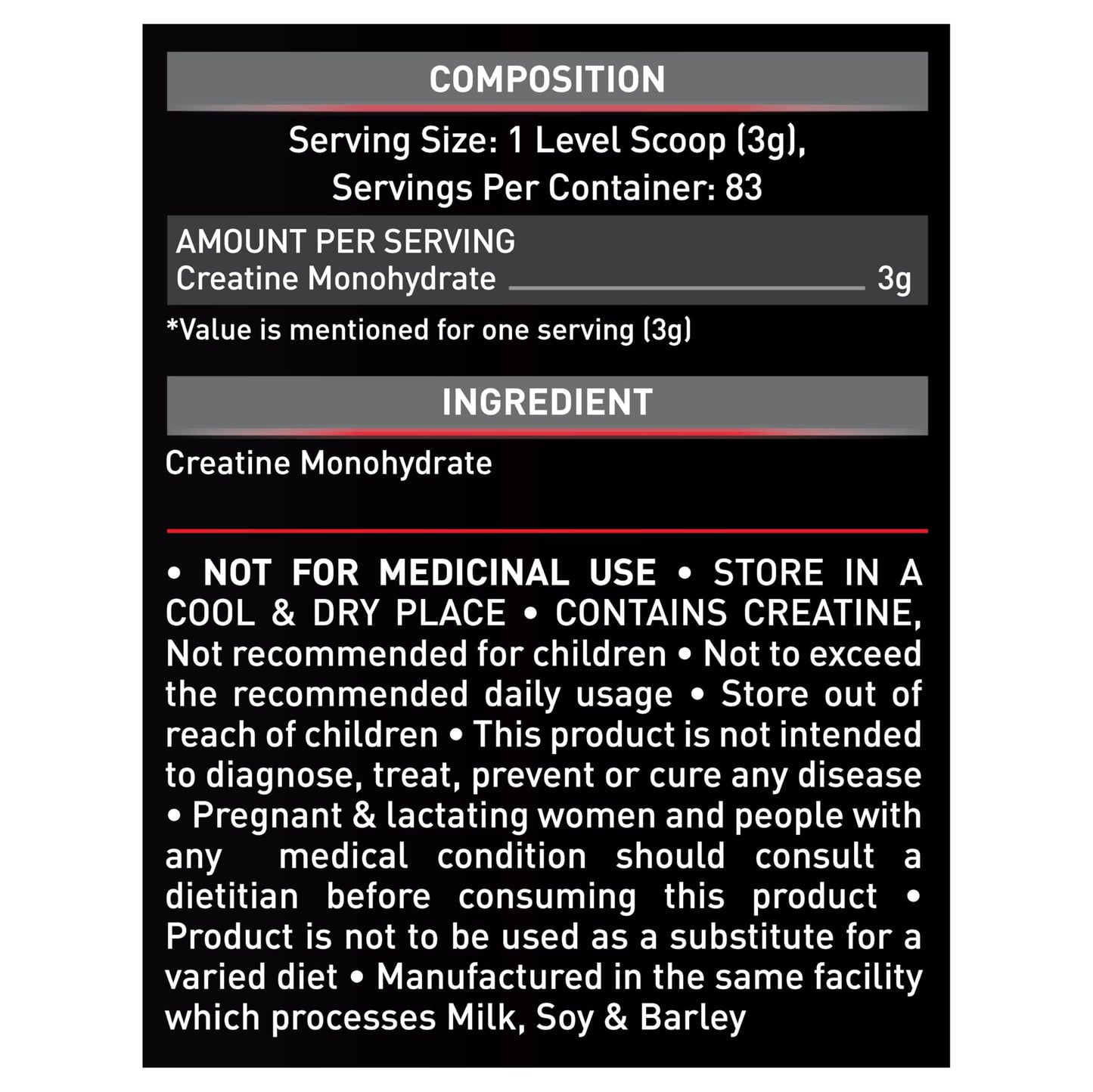 MuscleBlaze Creapro Creatine Monohydrate Powder 250 Gram (Unflavoured,- image 5