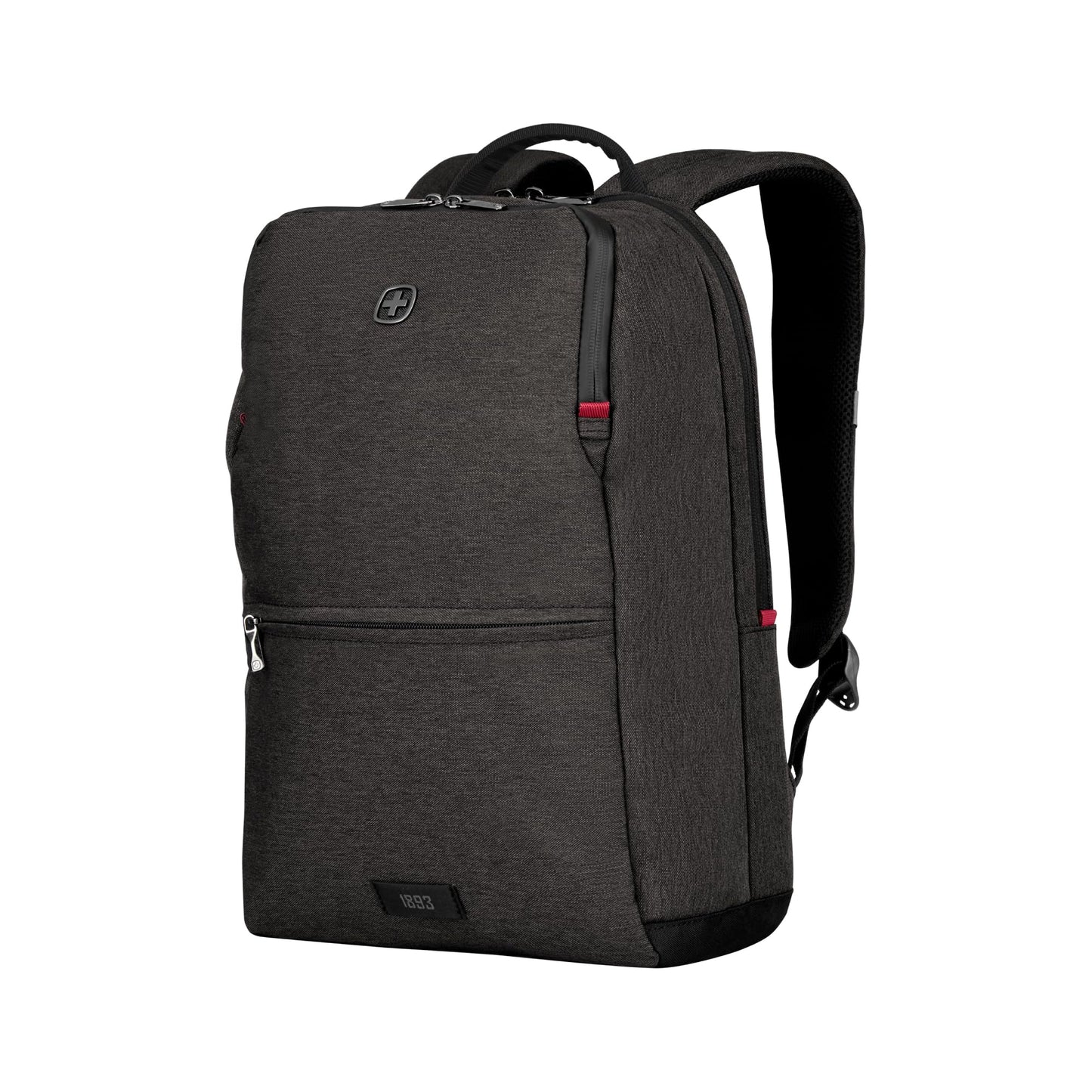 WENGER, MX Reload 14 Inch Backpack, 17 Liters Heather Grey Swiss Designed-Blend of Style and Function, 611643
