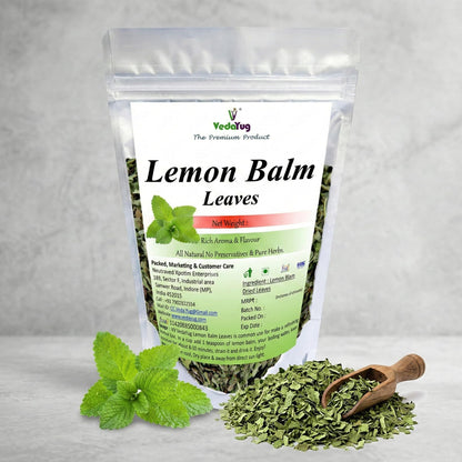 VY VedaYug Lemon Blam, Lemon Balm Tea Leaves, Lemon Balm Tea 25 g