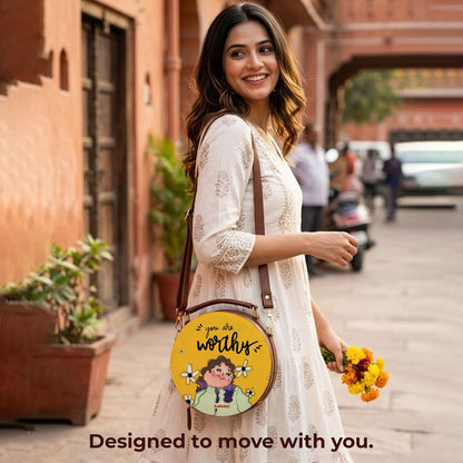 Kalankit Rakhi Gift For Sister | Side Sling Purse For Girls, Sling Bag For Women, Travel Crossbody Bags, Stylish Cross Sling Bags for Woman | Rakshabandhan Gift, Gifts For Sister On Rakhi