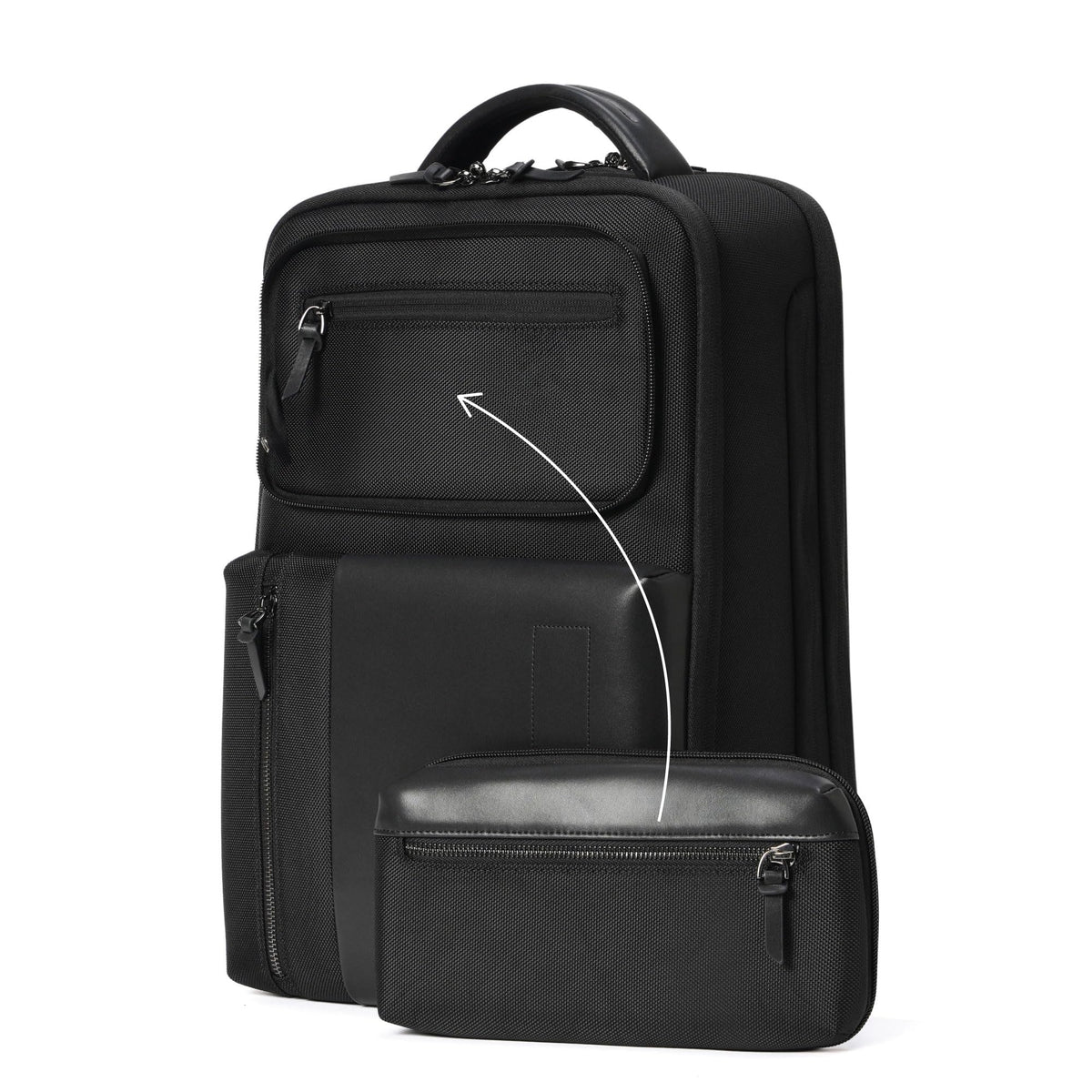 MOKOBARA Overnighter 23L Laptop Backpack 16 Inch Office Travel Black