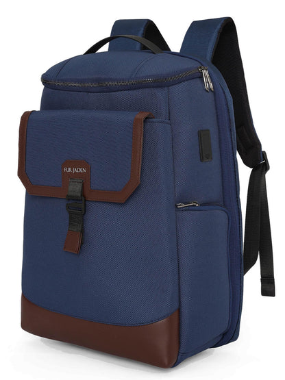 FUR JADEN The Navigator Smart Tech 15.6 Inch Structured Laptop Backpack with Dua