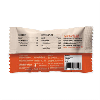 The Whole Truth - Protein Bars | Peanut Cocoa | Pack of 6 x 52g each |- image 6