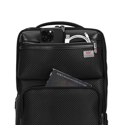 VIP Urban 17 Inch Compatible Laptop Backpack 20L | Water-Resistant with USB Charging Port | Padded Laptop Sleeve, 2 Compartments, Trolley Sleeve | Office & Travel Backpack for Men & Women (Black)
