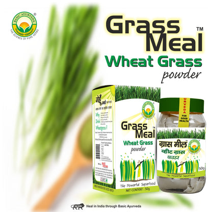 Basic Ayurveda Grass Meal (Wheat Grass Powder) (50 Gram)- image 6