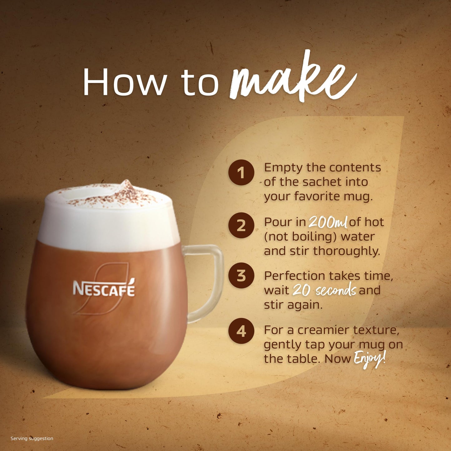 NESCAFÉ Caramel Latte Instant Coffee 7 x 17g Sachets