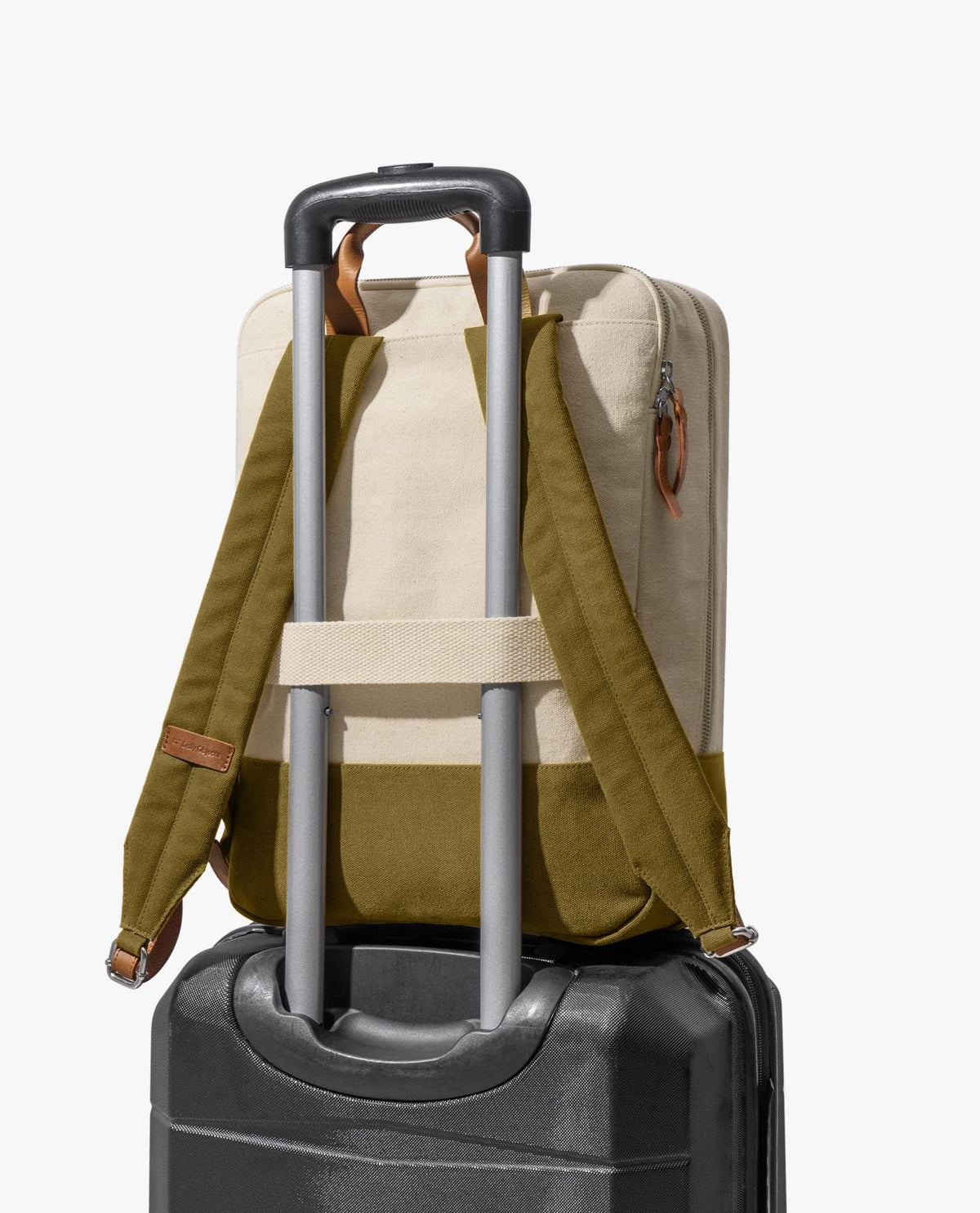 DailyObjects 9 to 9 Everyday Casual Laptop Backpack (16L) Fits Upto 15" Laptop | Unisex Shoulder Travel Bag | Durable Canvas Material | Zippered Compartment with Slip Pockets | Trolley Sleeve