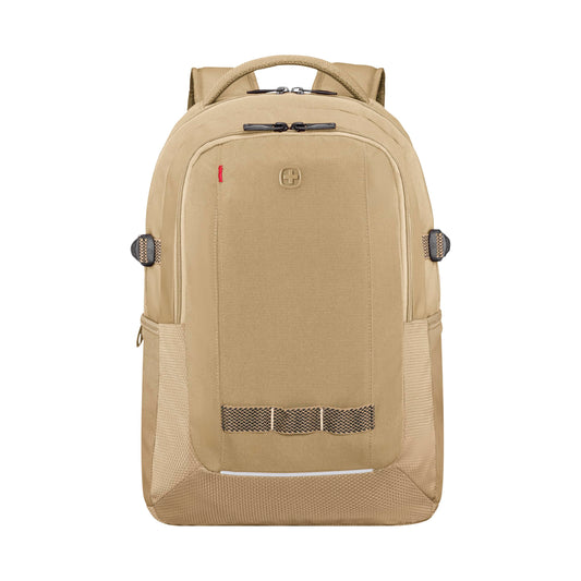 WENGER NEXT 24 Ryde 16'' Laptop Backpack, Beige, 26 Litres, Swiss Designed, 6531