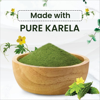SMART ORGANICS Karela Powder Herbal Nutrition Plant Based Bitter Gourd Supplement for Daily Wellness Blood Sugar Balance Digestive Support and Metabolism Care (100gm)
