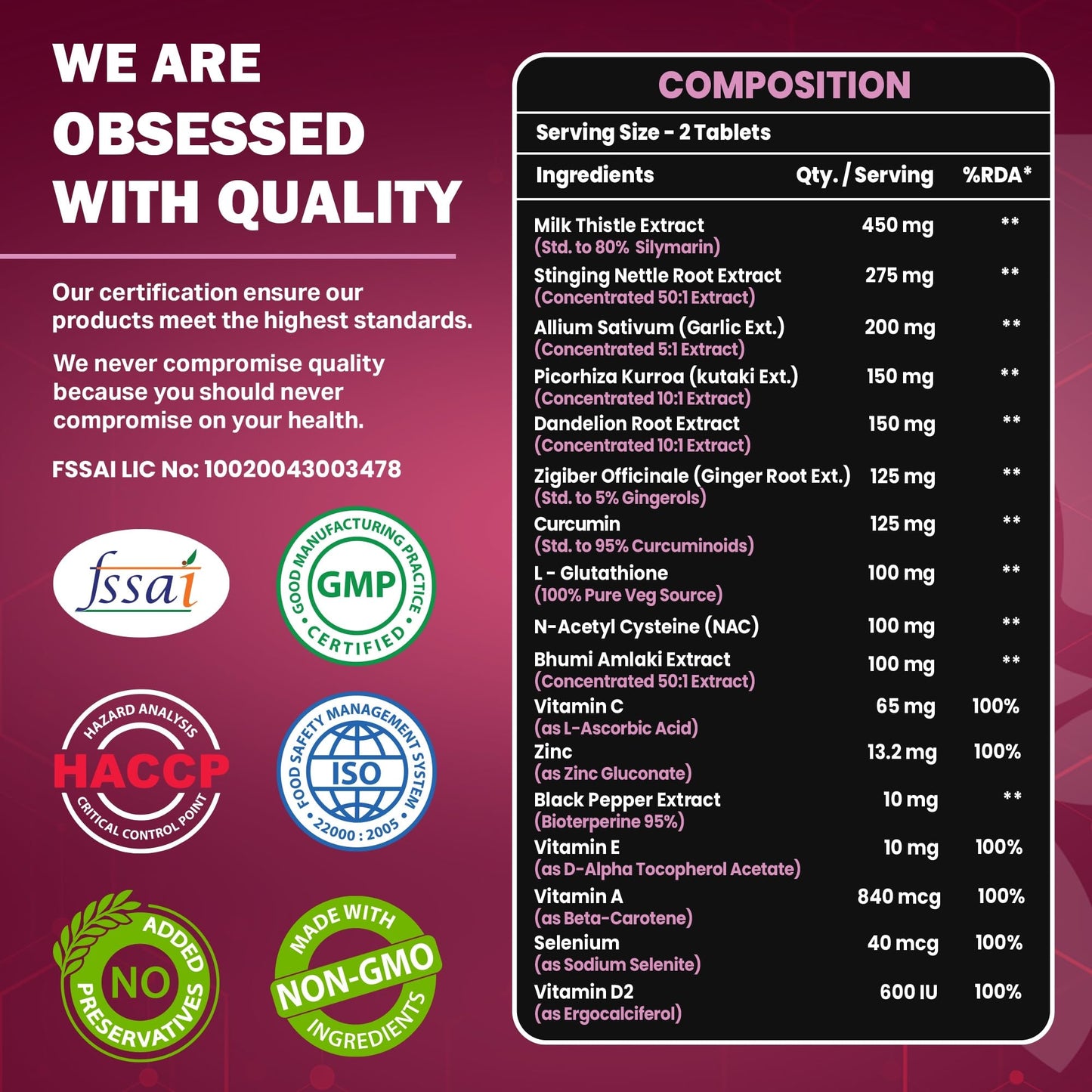 Healeo Liver Forte 2500mg, 17-in-1 Milk Thistle Liver Detox Supplement- image 7