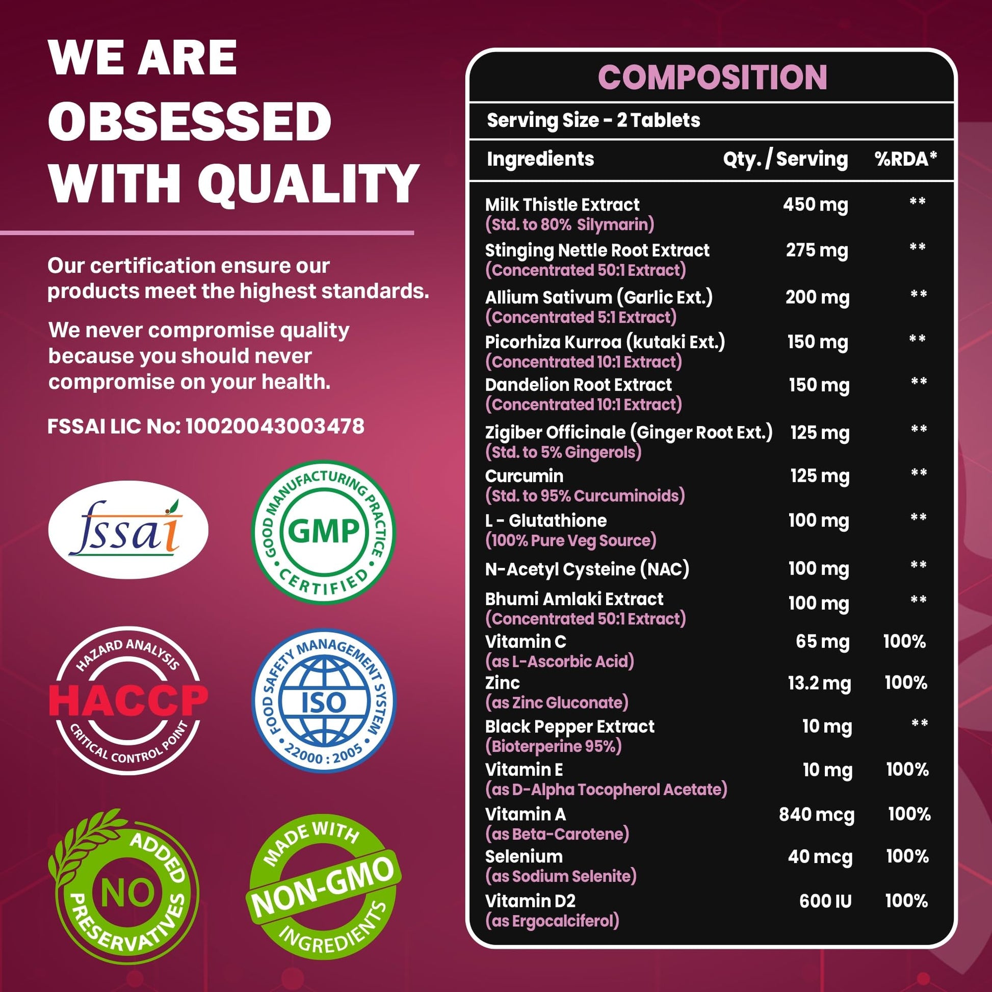 Healeo Liver Forte 2500mg, 17-in-1 Milk Thistle Liver Detox Supplement- image 7