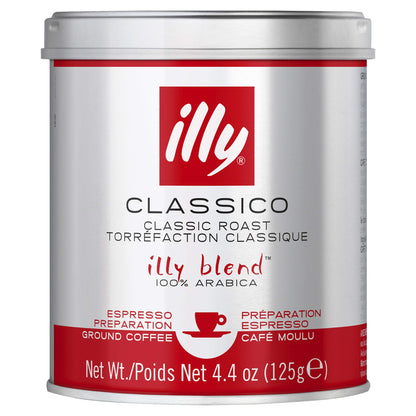 illy Classic Roast Ground Coffee, 125g