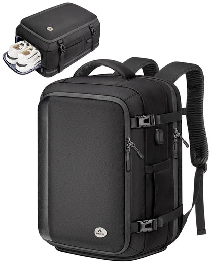 MATEIN Travel Backpack with Shoe Compartment for Men, 17 Inch Underseat Laptop B