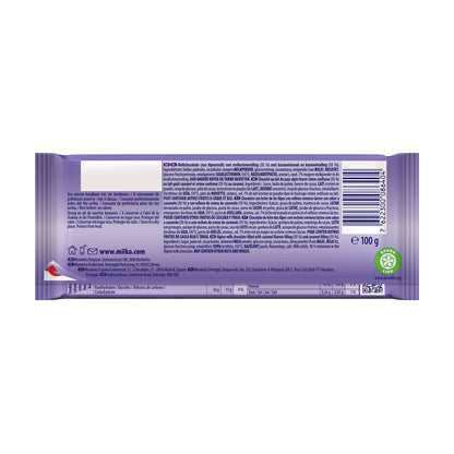 Milka Caramel 100% Alpine Milk Chocolate, 100 g