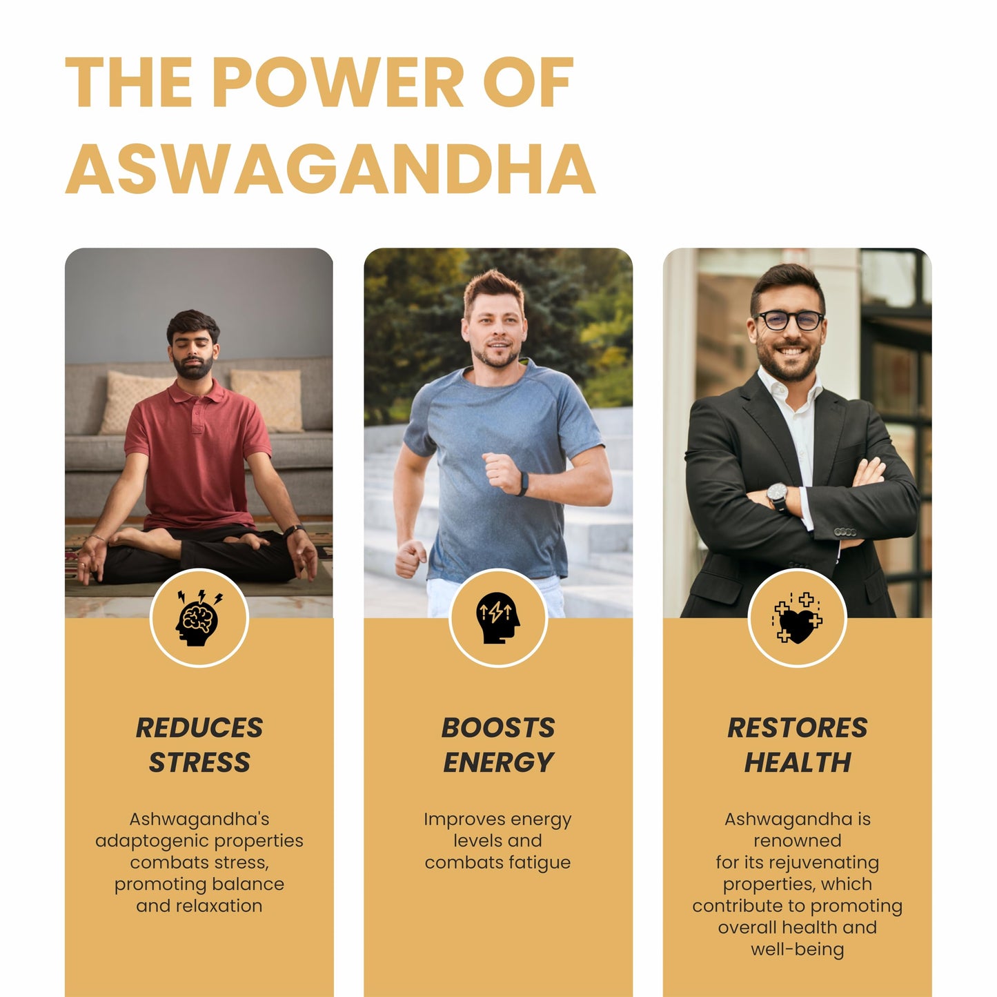MYHERB 100% Pure Natural Organic Ashwagandha Powder || 100 Gm || Withania Somnifera || Ayurvedic Formula || Support for Stress-free Living- For Men And Women