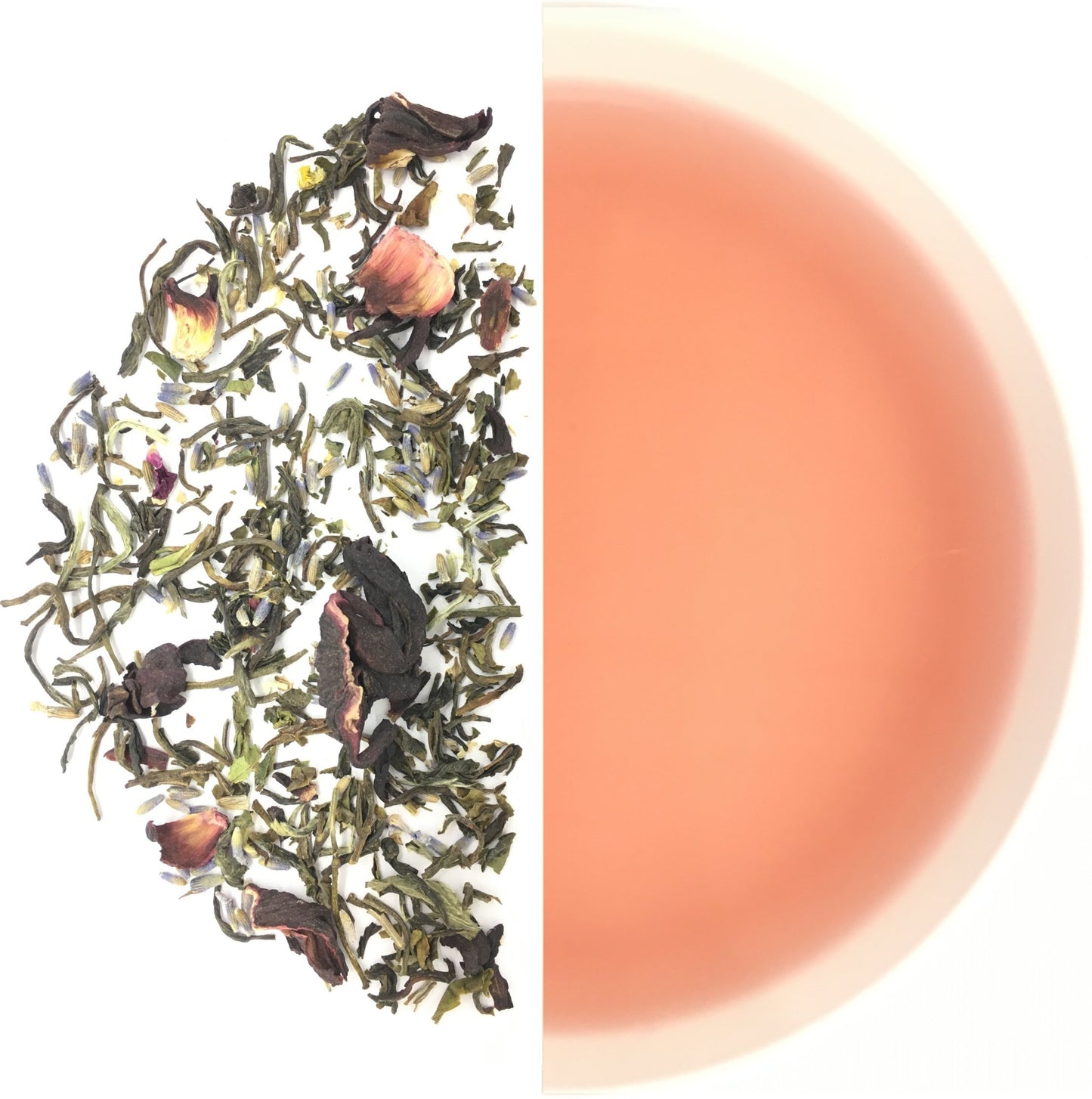 Tassyam Green Tea, Lavender Hibiscus, 50 Grams | Luxury Box - Loose Lea?