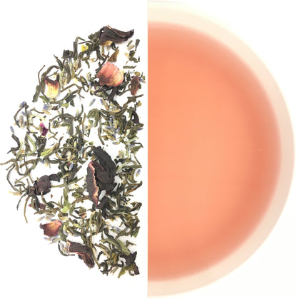 Tassyam Green Tea, Lavender Hibiscus, 50 Grams | Luxury Box - Loose Lea?