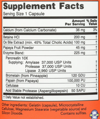 Now Foods Super Enzymes, 90 Capsules- image 7