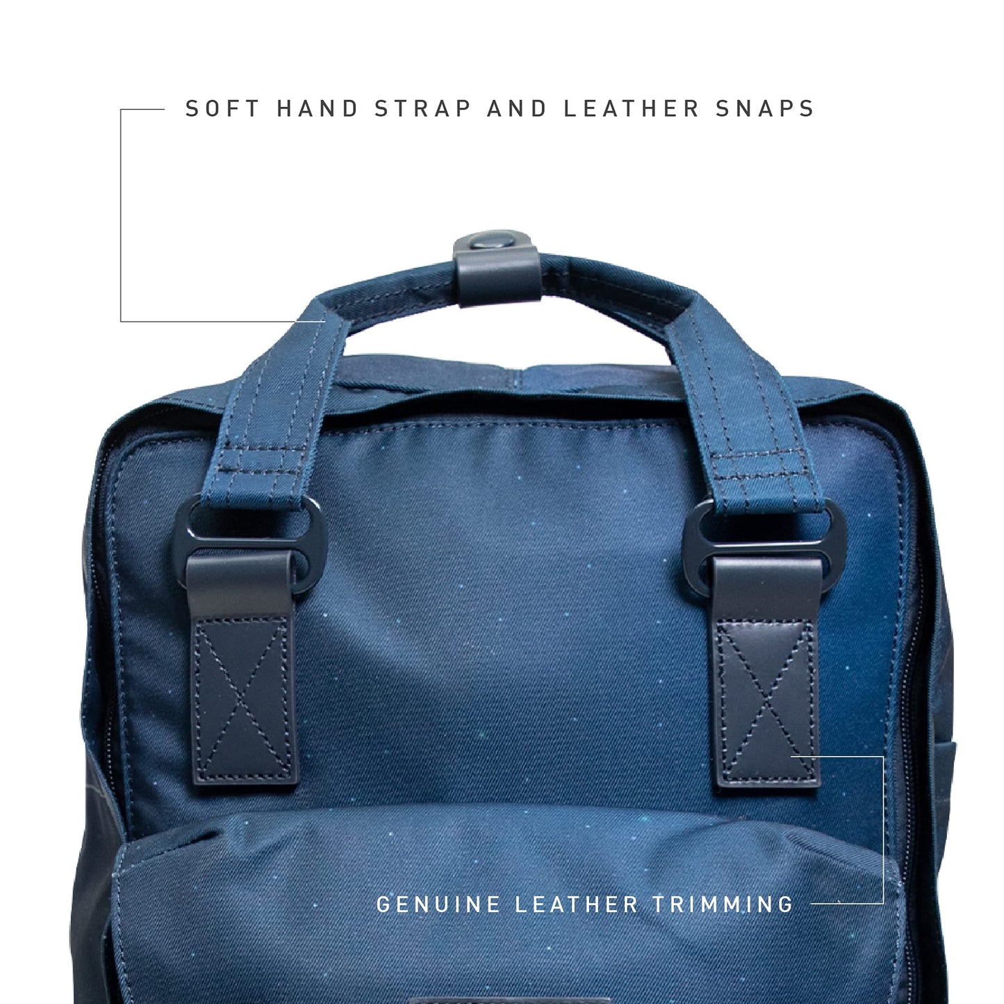 Doughnut Macaroon Classic Sky Series 16L Backpack, Lightweight Water-Resistant Daypack with 14" Laptop Compartment, Unisex Casual Travel & School Bag