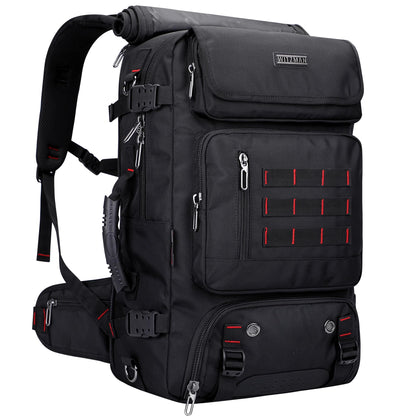 WITZMAN Carry on Travel Backpack for Men Airline Approved Convertible Nylon Luggage Backpack (B682 Balck)