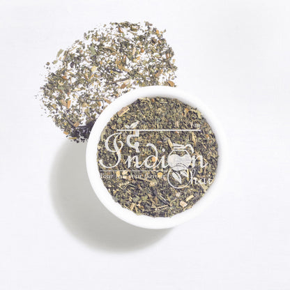 The Indian Chai - PCOD/OS Relief Tea for 50g | With Spearmint, Chasteberry, Flax Seeds & Ashwagandha | Herbal Infusion That May Support Hormonal Balance, Skin Health & Hair Wellness