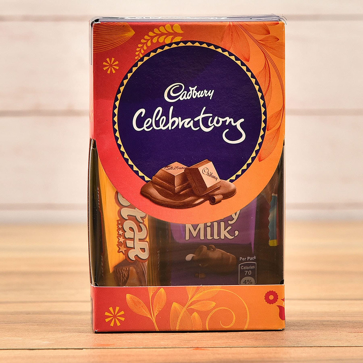 TIED RIBBONS Rakhi for Brother with Chocolate Gift Pack - Set of 2 Rakhi for Kids with Cadbury Celebrations Chocolates and Roli Chawal Tikka