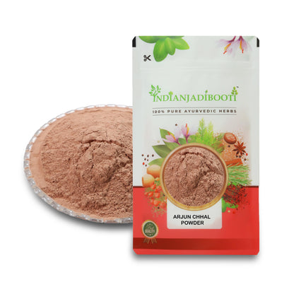 IndianJadiBooti Arjuna Chaal Powder - Arjun ki Chhal Powder - Terminalia arjuna,