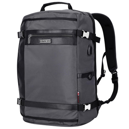 WITZMAN Travel Backpack for Men Laptop Backpack with USB Charging Port Carry-on
