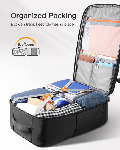 Inateck Carry On Travel Backpack, Airline Approved, Water-resistant Hand Luggage for Business Travellers, Commuters and Outdoorsmen