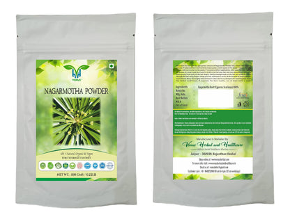 VENUS Nagarmotha Powder – Natural - 100% Ground Cyperus Scariosus Roots (100g)