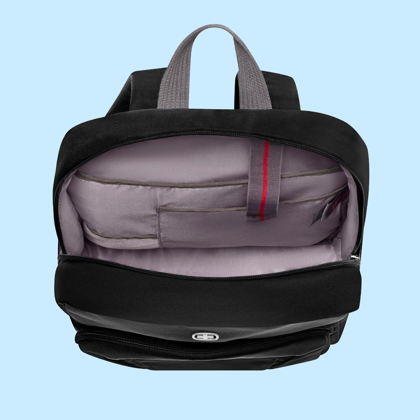 WENGER, Motion, 15.6 Inches Laptop Backpack, 20 liters, Black, 612545, Business Travel Bag, Swiss Designed