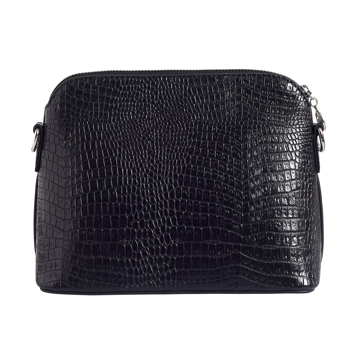 Lino Perros Women's Sling Bag (CROCOBLACK)