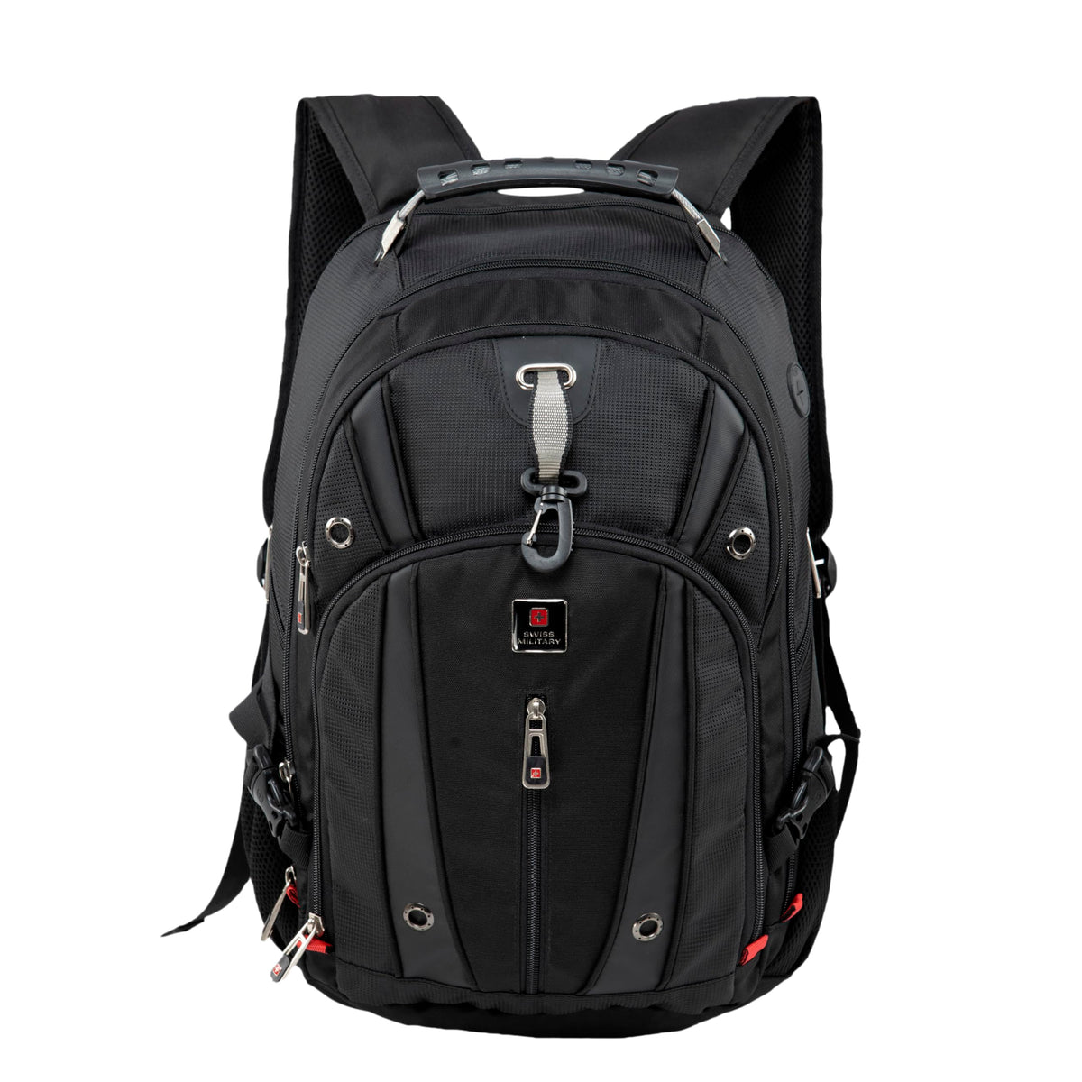 SWISS MILITARY Laptop Backpack 31L & Blue Toiletry Bag Combo Water-Resistant Travel Bag Set for Men Women with Laptop Compartment & Multiple Pockets