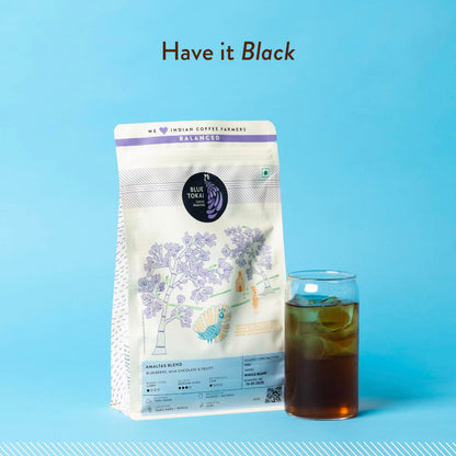 Blue Tokai Coffee Roasters Amaltas Blend - Light Roast | Whole Bean 1 Kg | Rich & Creamy | 100% Arabica Beans | Specialty Coffee | Freshly Roasted Coffee Beans