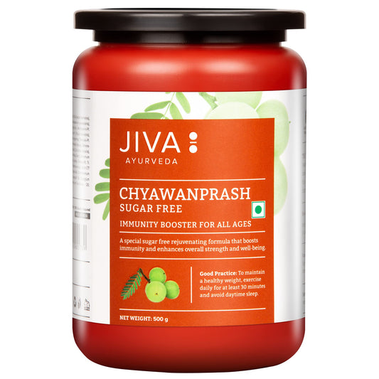 Jiva Sugar Free Chyawanprash | 500gm (Pack of 1) | 100% Pure & Natural | Rich in