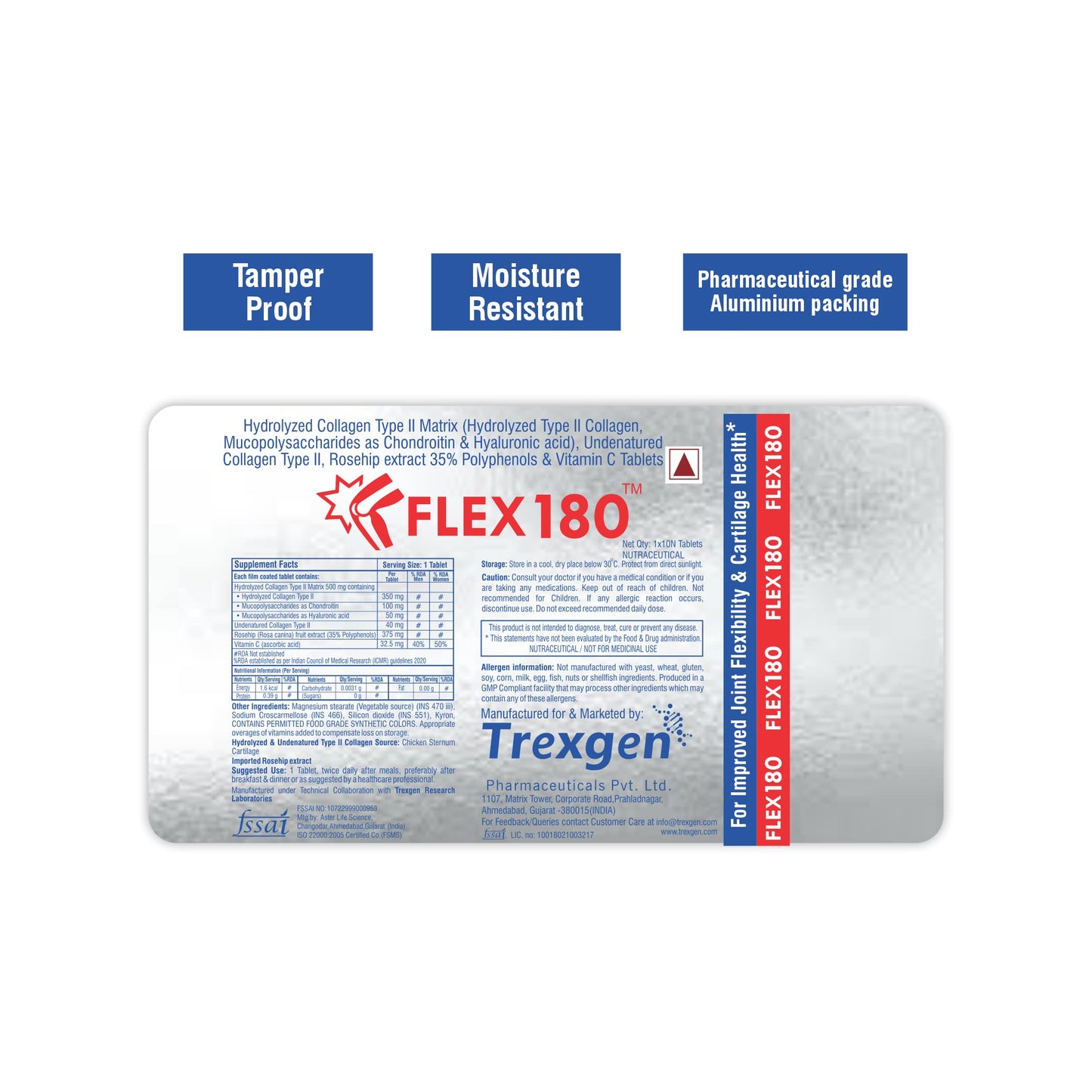 Trexgen FLEX180™ Advanced Total Joint Pain & Cartilage Repair-Matrix Co- image 7