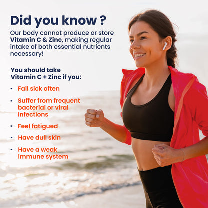 Wellbeing Nutrition Vitamin C + Zinc | Natural and Organic Immunity| 10- image 4