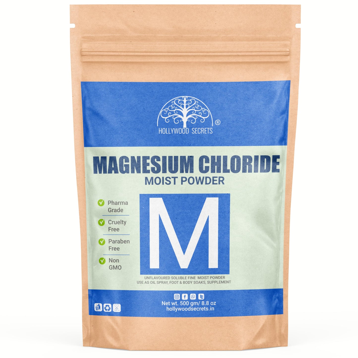 Hollywood Secrets Natural Magnesium Chloride Minerals 500gm
