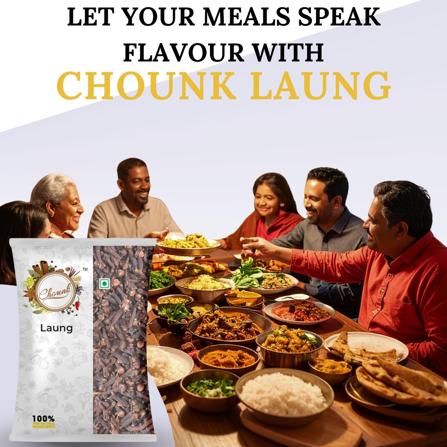 Chounk Special Clove Whole | Natural Lavanga | Khada Masala Laung Cloves | Lavanga Flavorful | Dried Cloves Whole | No Additives or Preservatives | Lavangalu 100 Grams