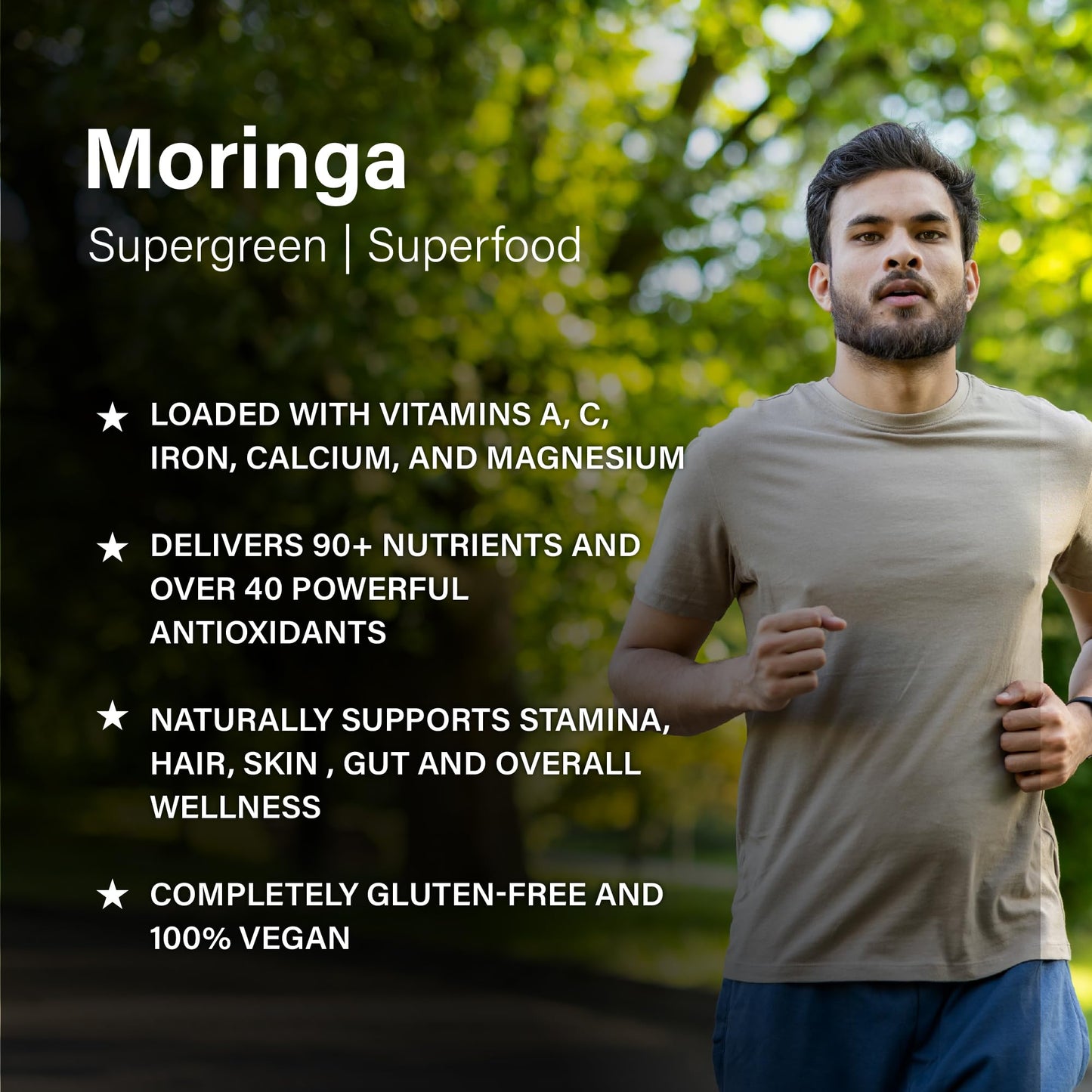 Sukham Organic Moringa (Drumstick) Leaves Powder | 250 g | 50 Servings | Natural Multi-vitamin | Good for Hair, Skin & Gut | Superfood rich with calcium, iron & magnesium | For Men & Women