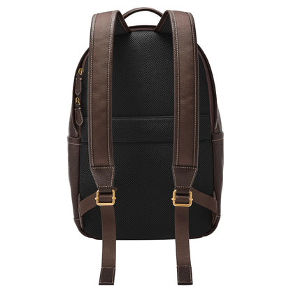 Fossil Men's Buckner Brown Casual Backpack MBG9631203