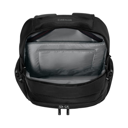 WENGER, New Essentials 2023, XE RYDE 16 inches Laptop Backpack (26 liters), 47 cm, Recycled Polyester PVC, Black, 612736, Travel Bag with Tablet Pocket | Swiss Designed