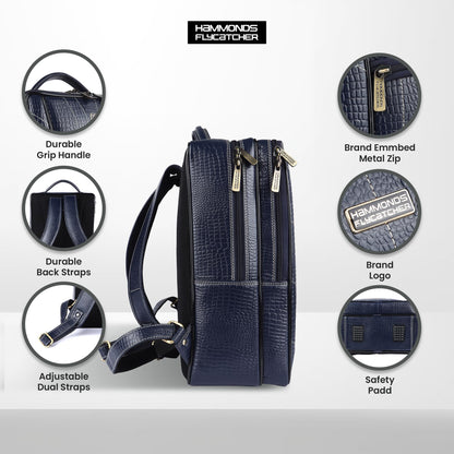 HAMMONDS FLYCATCHER Genuine Leather Laptop Backpack for Men and Women -- image 6