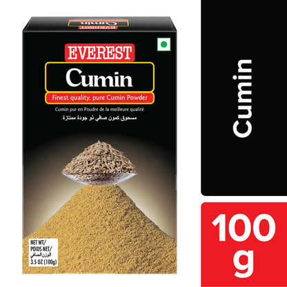 Everest Cumin Powder, Carton, 100 Gram